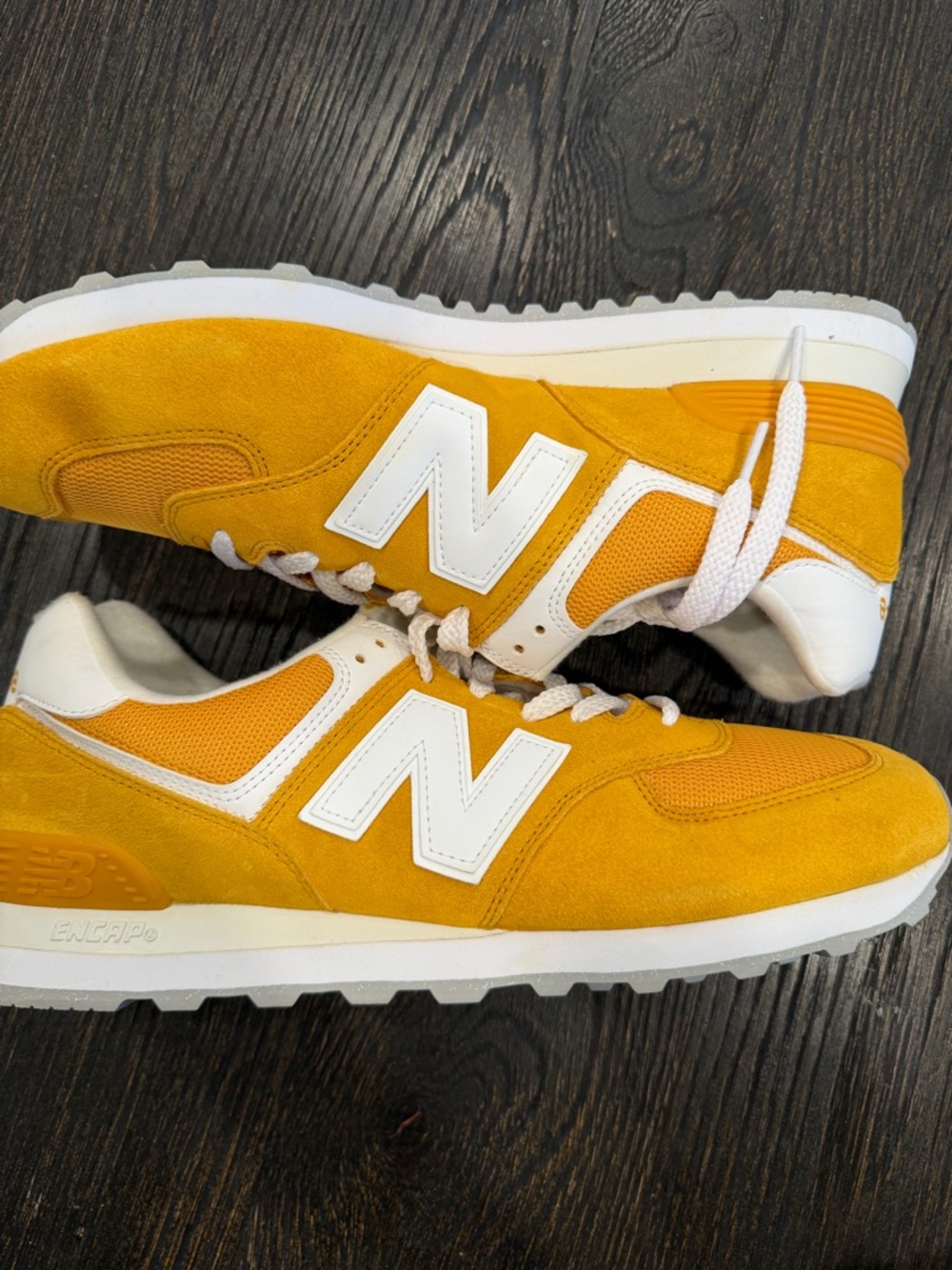 New Balance 574 Yellow - men’s size 12